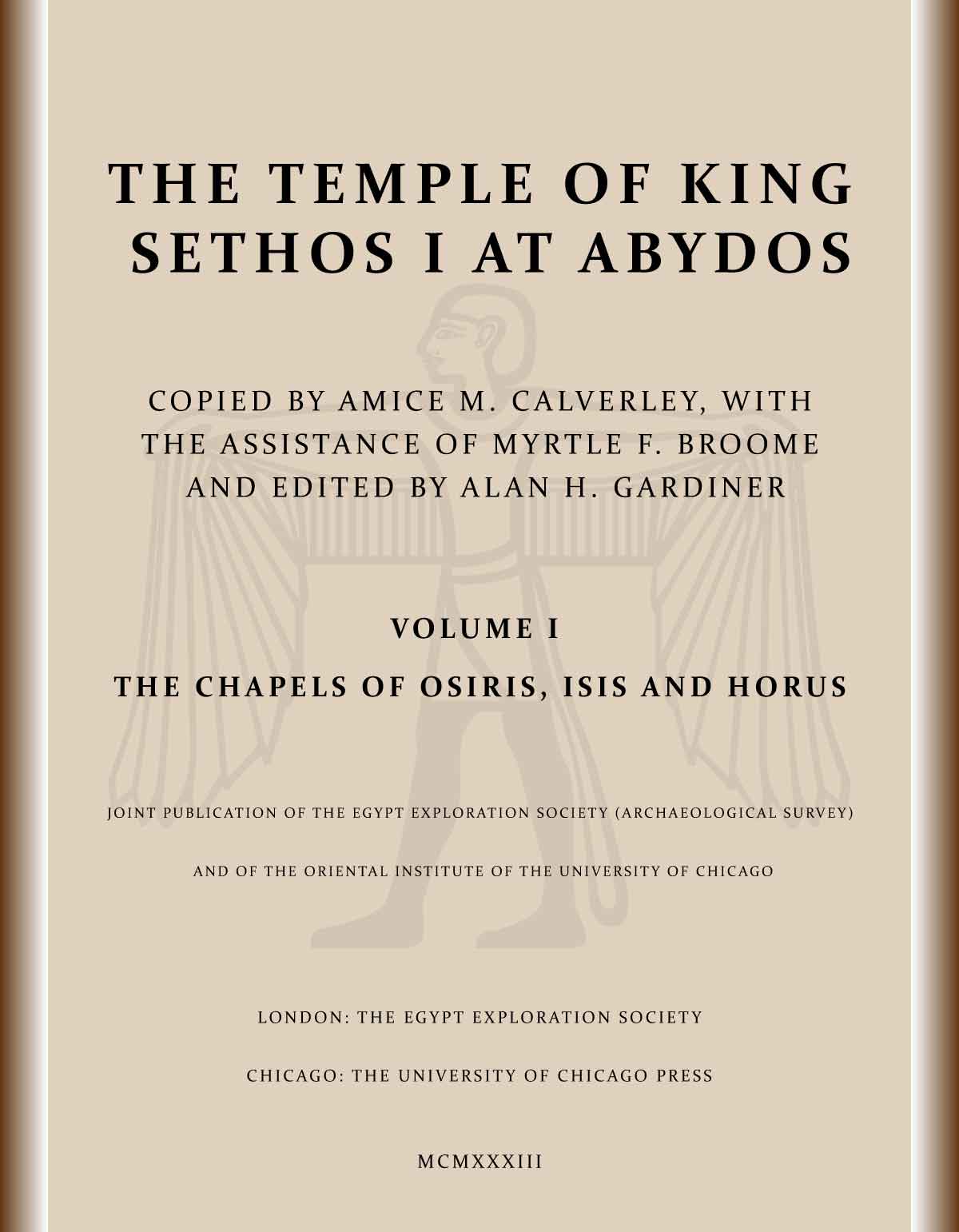 The-Temple-of-King-Sethos-I-at-Abydos-Volume-1-cover