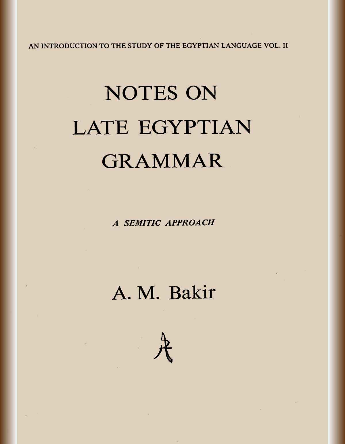 notes-on-late-egyptian-grammar-a-semitic-approach-cover